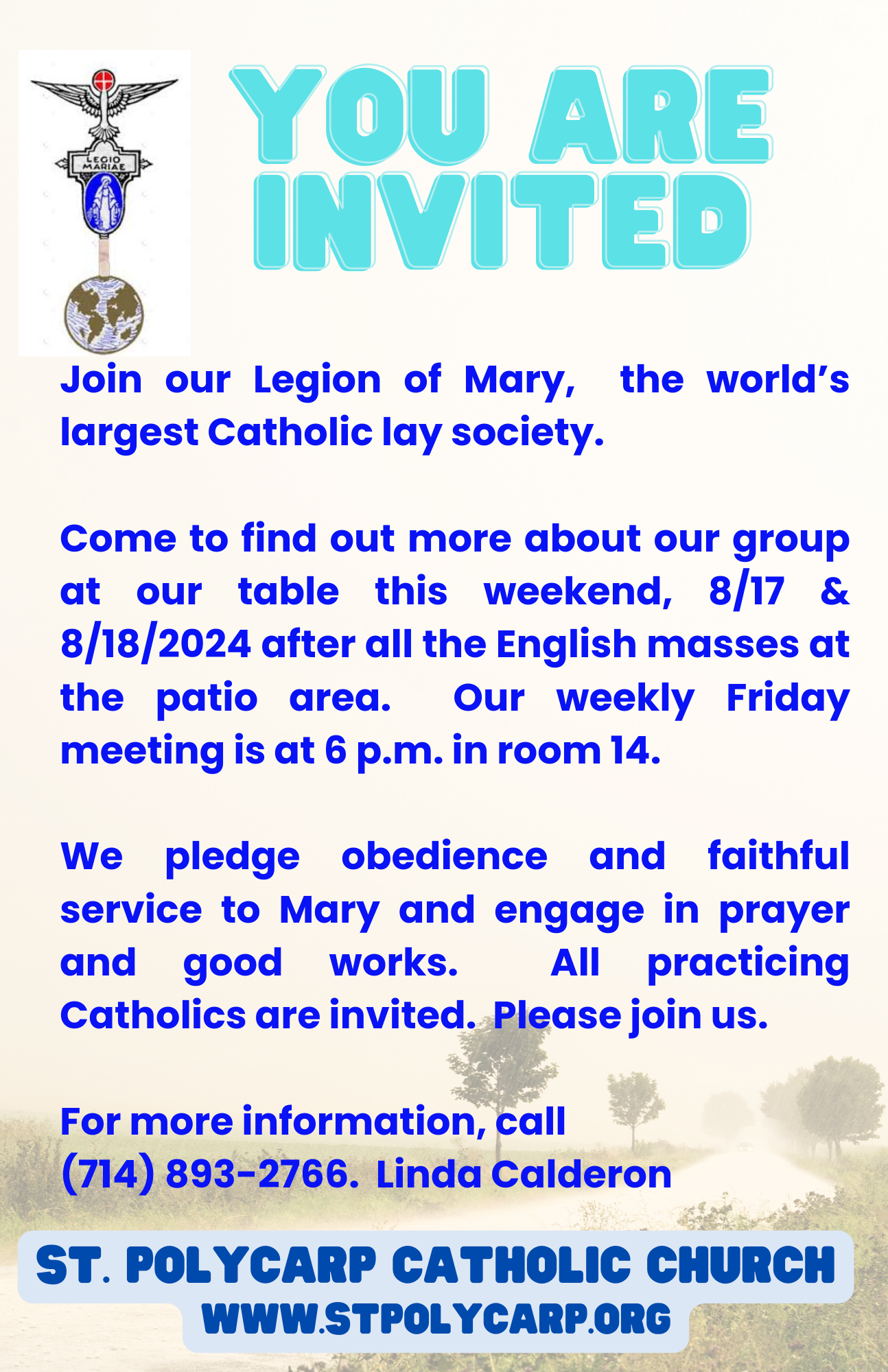 Legion of Mary group….